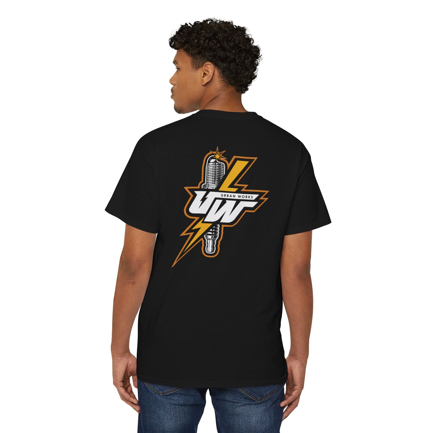Spark Plug Heavy Cotton Pocket Tee